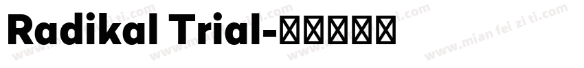 Radikal Trial字体转换